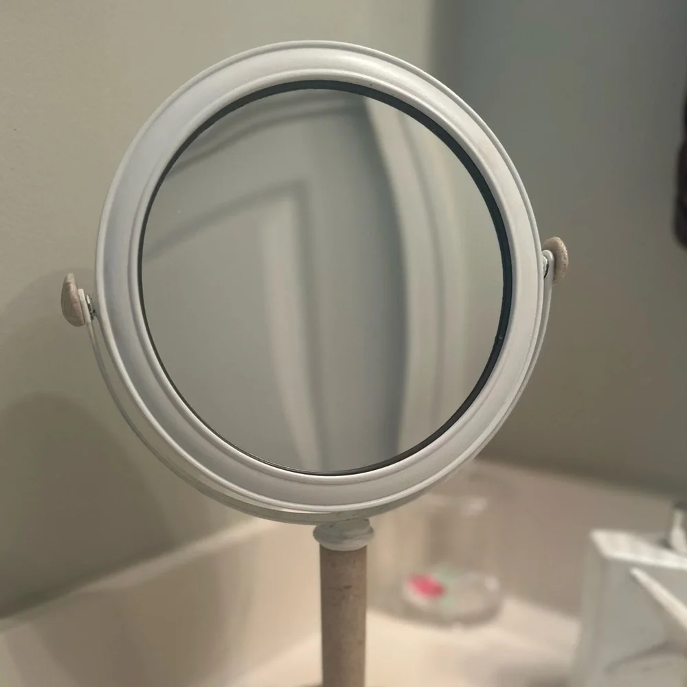 Coastal Themed Mirror w/ Magnifying Side